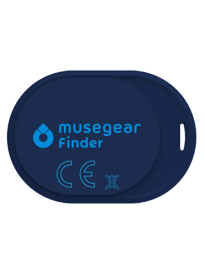 Finder Mini dunkelblau, Finder 2 orange, Finder 2 in Ledertasche Bordeaux