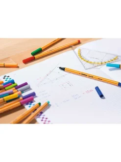 Fineliner ''STABILO point 88'' in Blau - 10 Stück