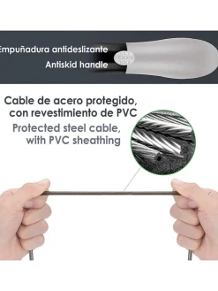 Fitness-Springseil in Schwarz