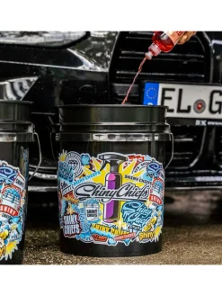 FIVE FINGER FLEECY - Mikrofaser Waschhandschuh grau in Grau