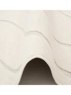 Flachgewebe Teppich Sevilla in Champagner