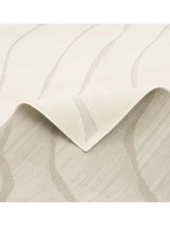 Flachgewebe Teppich Sevilla in Champagner