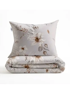 Flanell-Bettwäsche-Set ''Elara'' in Grau