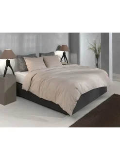 Flanell-Bettwäsche-Set ''Flanella'' in Beige