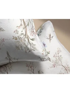 Flanell-Bettwäsche-Set ''Hazel'' in Creme/ Hellbraun