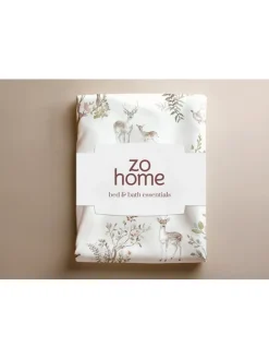 Flanell-Bettwäsche-Set ''Hazel'' in Creme/ Hellbraun