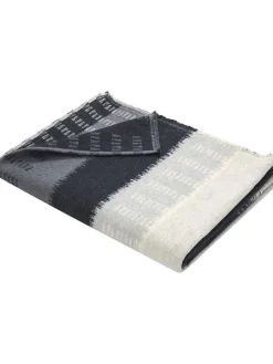 Flanelldecke "Luca" in Anthrazit