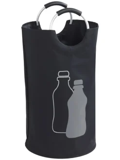 Flaschensammler "Jumbo" in Schwarz - 69 l