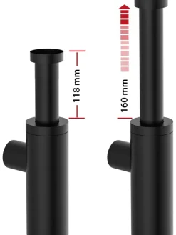 Flaschensiphon in Schwarz