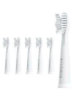 FLASH TRAVEL Ersatzbürstenköpfe 6er Set in weiß