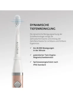 FLASH TRAVEL USB-Schallzahnbürste in roségold