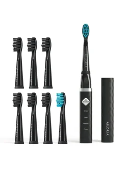 FLASH TRAVEL USB-Schallzahnbürste in schwarz