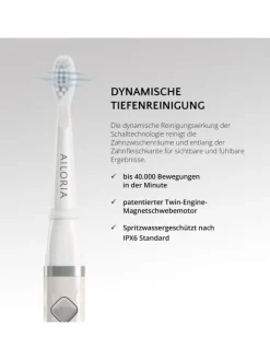 FLASH TRAVEL USB-Schallzahnbürste in weiß