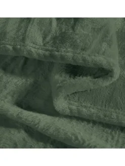 Fleece, Microfaser Wohndecke Amarillo in salbei