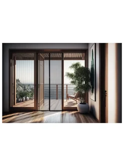 Fliegengitter in Schwarz - (L)210 x (B)100 cm