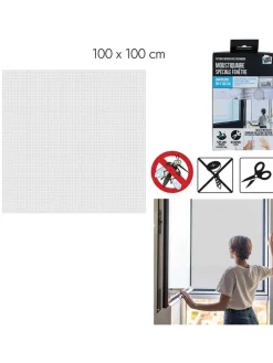 Fliegengitter in Weiß - (L)100 x (B)100 cm