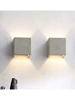 Flurlampe Plinth Beton in Grau