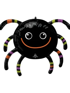 Folienballon "Spinne" in Schwarz - (B)71 x (H)66 cm