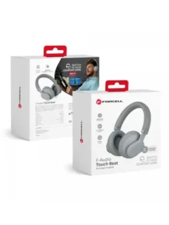 FORCELL F-AUDIO Kabellose Over-Ear-Kopfhörer ANC Touch in Grau