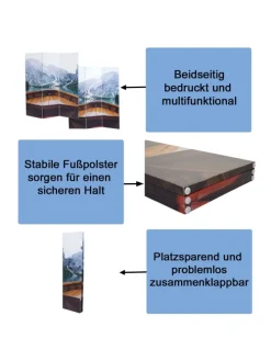 Foto-Paravent A83, 180x121cm Boot