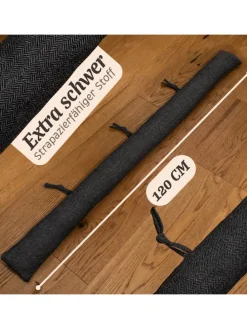 für Fenster bis 120cm - Waschbar - Energiesparend - Extra Lang