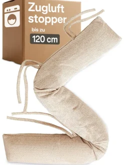 für Fenster bis 120cm - Waschbar - Energiesparend - Extra Lang