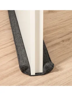 für Türen 70-100cm Waschbarer Stoff - Energiesparend - Stoff - Grau