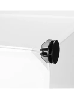 Freilaufgehege in Weiß - (B)110 x (H)92 x (T)110 cm