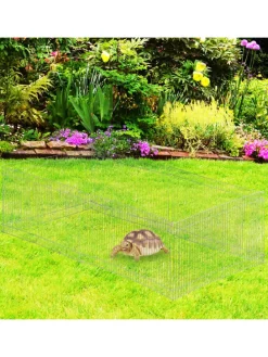 Freilaufgehege Kleintiere in Silber - (H) 27 cm