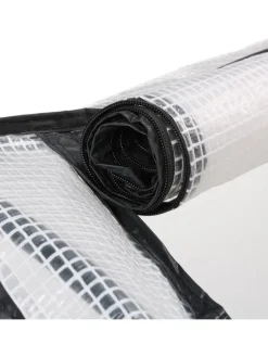 Frühbeet in Weiß/ Schwarz - (B)100 x (H)80 x (T)200 cm