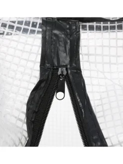 Frühbeet in Weiß/ Schwarz - (B)100 x (H)80 x (T)200 cm