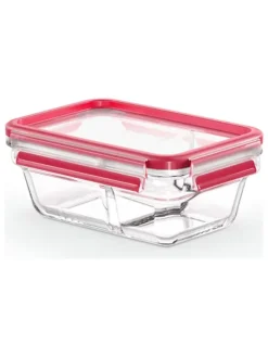 Frischhaltedose "Clip & Close" in Rot - 800 ml