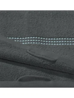 Frottier Handtuch 6er-Pack Mannheim in anthrazit