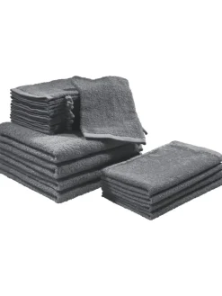 Frottier, Leichtfrottier Frottier-Set 20-tlg. Oceanside in anthrazit