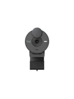 Full HD 1080p Logitech Webcam BRIO 305 mit integrierter Abdeckblende in Grau