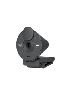 Full HD 1080p Logitech Webcam BRIO 305 mit integrierter Abdeckblende in Grau