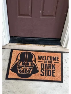 Fußmatte "Dark Side" in Hellbraun/ Schwarz