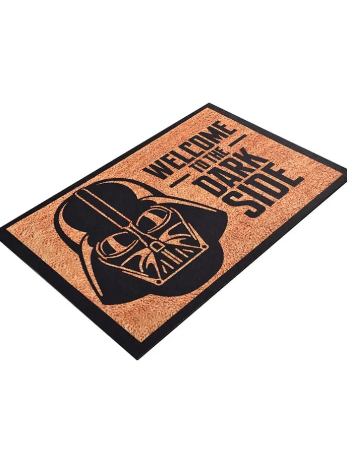 Fußmatte "Dark Side" in Hellbraun/ Schwarz