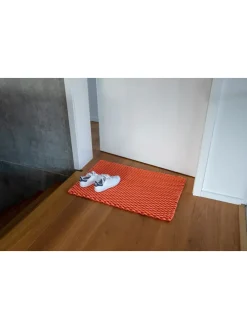 Fußmatte "Lida" in Koralle - (L)90 x (B)58 cm