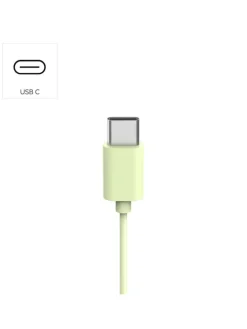 Fun C, On-Ear,USB-C, Grün in Grün