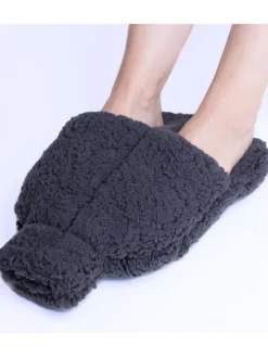 Fußwärmer Wärmflasche für die Füße - 2 in1 in anthrazit