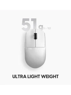 Gaming Gears X2H v3 Mini Wireless Maus 2.4GHz 1ms 32000DPI Swhich XS-1 weiß