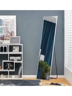 Ganzkörperspiegel 160x40cm in Silber