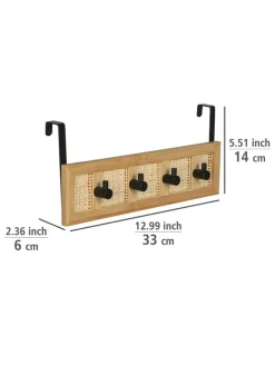 Garderobe in Hellbraun - (B)33 x (H)14 x (T)6 cm