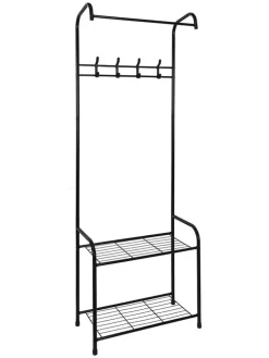 Garderobe in Schwarz