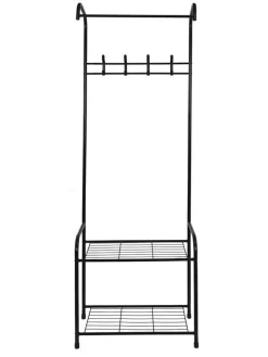Garderobe in Schwarz