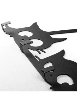 Garderobe in Schwarz - (B)60 x (H)37 cm