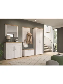 Garderobenkombination (B/H/T: 175x196x39 cm) in Sibiu Lärche Nachbildung