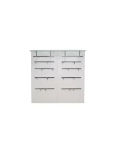 Garderoben-Paneele Aisha in weiß