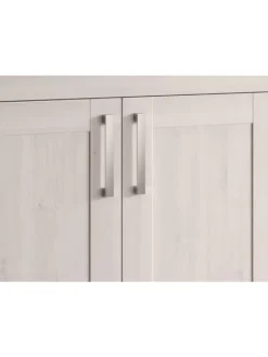 Garderobenschrank (B/H/T: 80x196x39 cm) in Sibiu Lärche Nachbildung